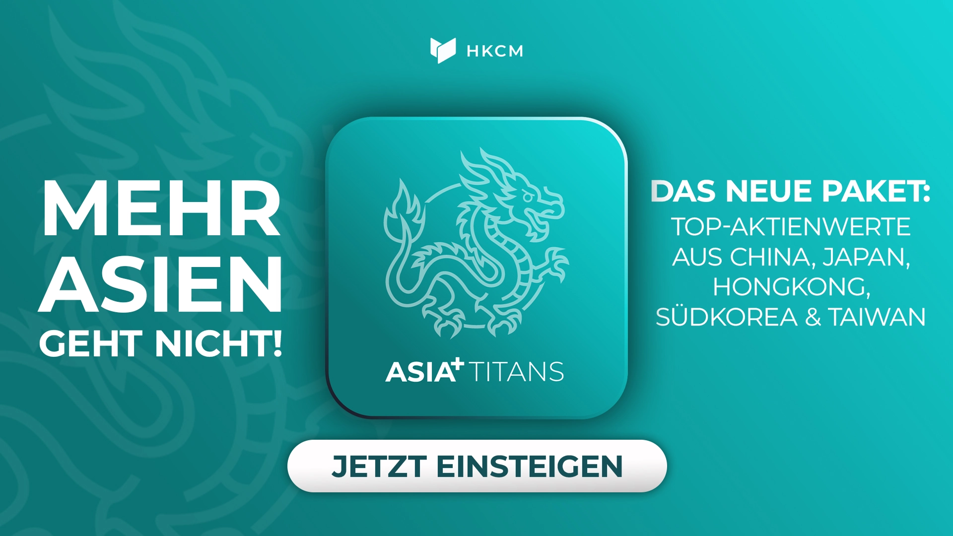 Jetzt neu bei der HKCM - Das Asia+ Titans Paket!